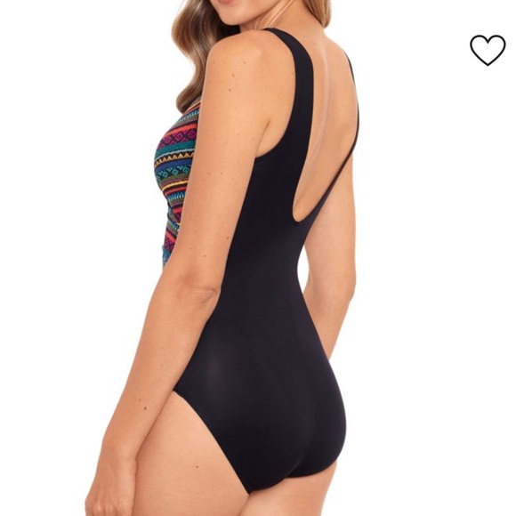 Miraclesuit Raya de Sol Escape One Piece Swimsuit SZ 16 EUC - Picture 2 of 6